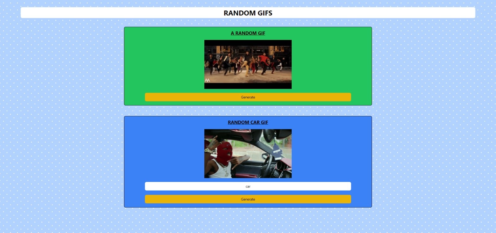 GIF Generaters